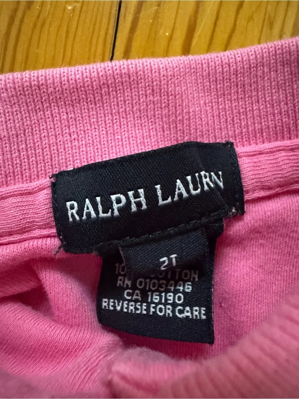 Ralph Lauren Pink Long-Sleeve Polo Dress